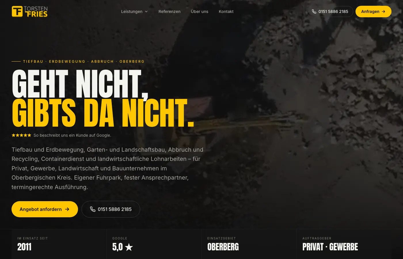 Website von Torsten Fries